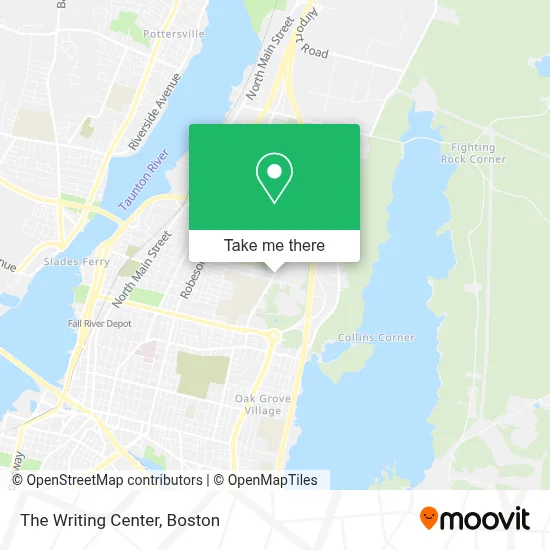The Writing Center map
