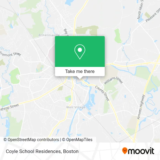 Coyle School Residences map
