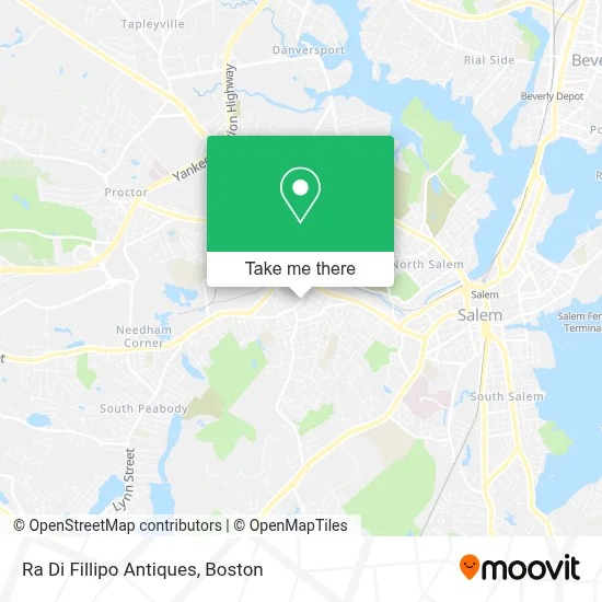 Ra Di Fillipo Antiques map