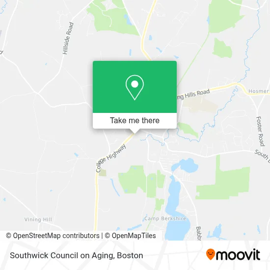 Southwick Council on Aging map