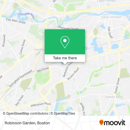 Robinson Garden map