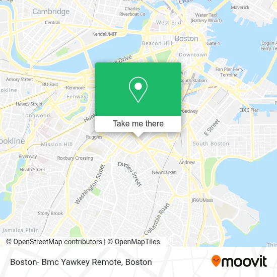 Boston- Bmc Yawkey Remote map