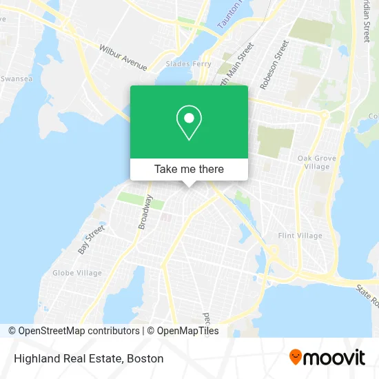 Highland Real Estate map