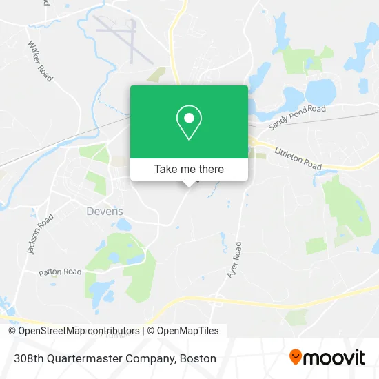 308th Quartermaster Company map