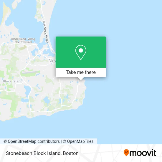 Stonebeach Block Island map
