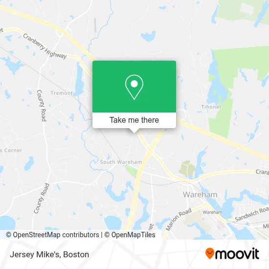 Jersey Mike's map