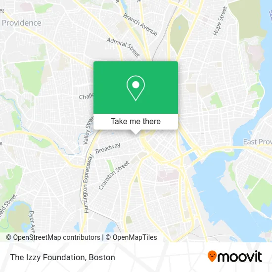 The Izzy Foundation map