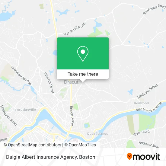 Daigle Albert Insurance Agency map
