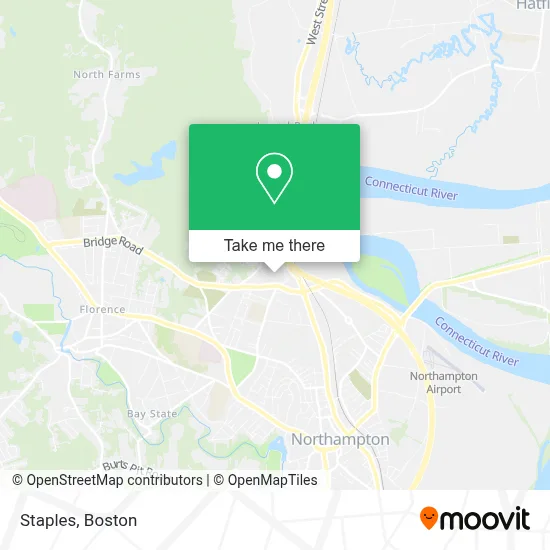 Staples map