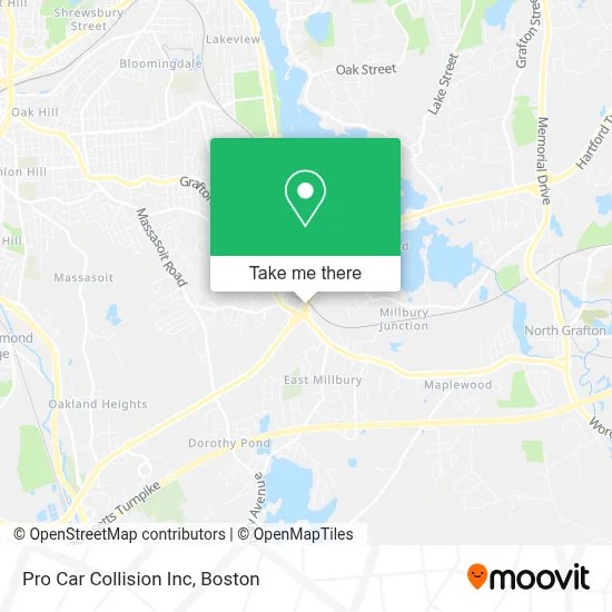 Pro Car Collision Inc map