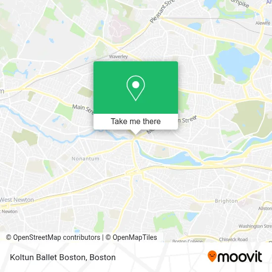 Koltun Ballet Boston map