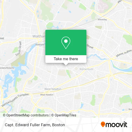 Capt. Edward Fuller Farm map