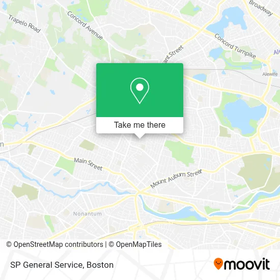 SP General Service map