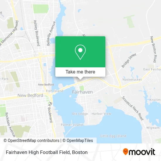 Fairhaven High Football Field map