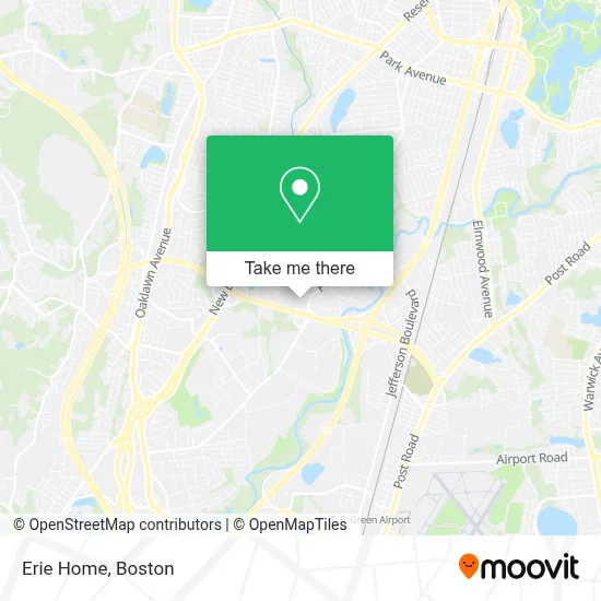 Erie Home map