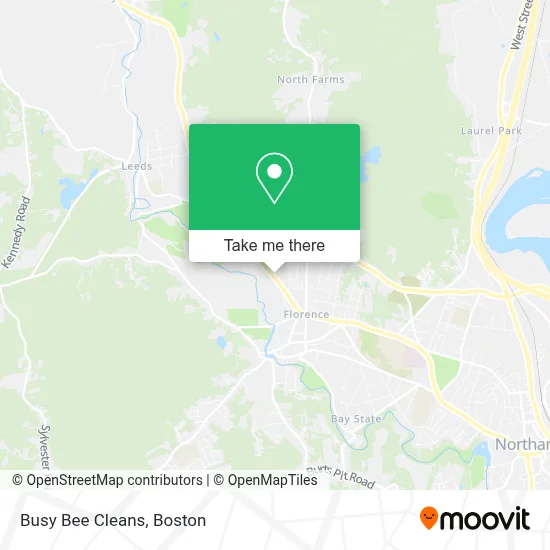Busy Bee Cleans map