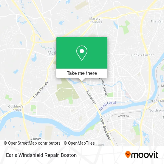 Earls Windshield Repair map