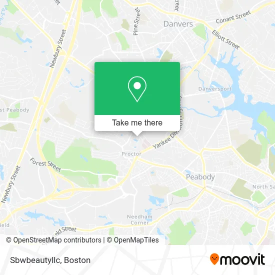 Sbwbeautyllc map