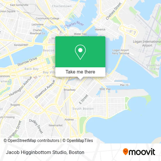 Jacob Higginbottom Studio map