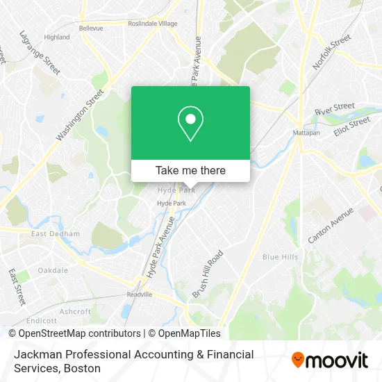 Jackman Professional Accounting & Financial Services map