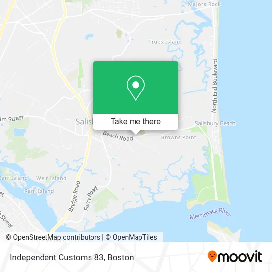 Independent Customs 83 map