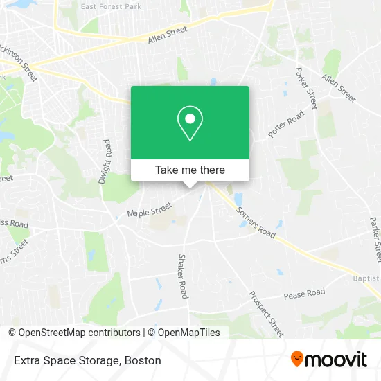 Extra Space Storage map