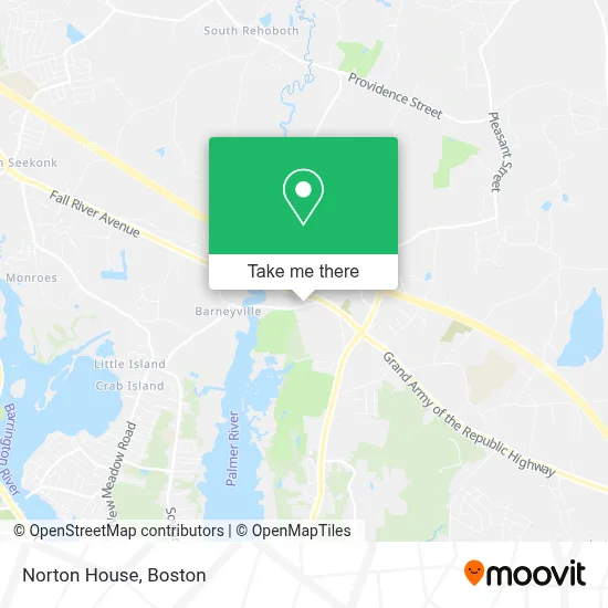 Norton House map