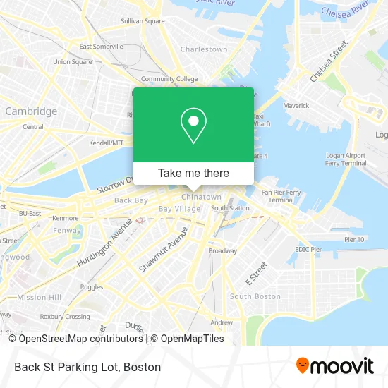 Back St Parking Lot map