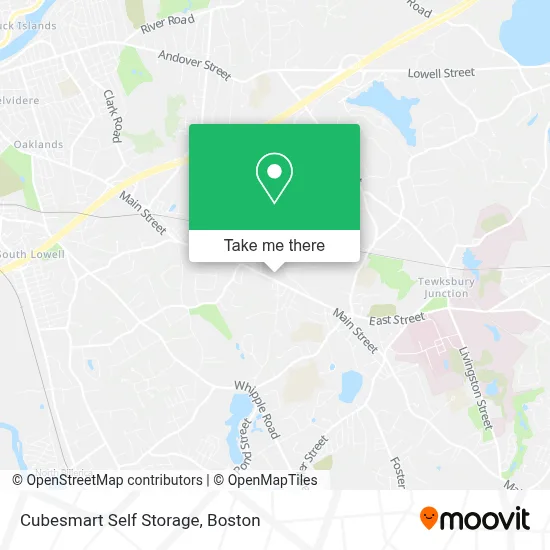 Cubesmart Self Storage map