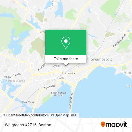 Walgreens #2716 map