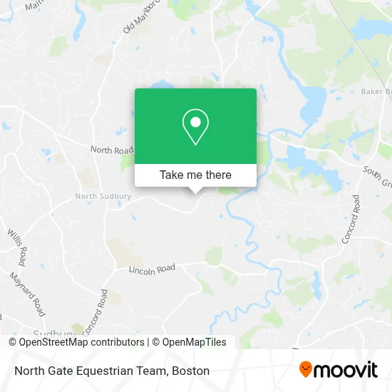 North Gate Equestrian Team map