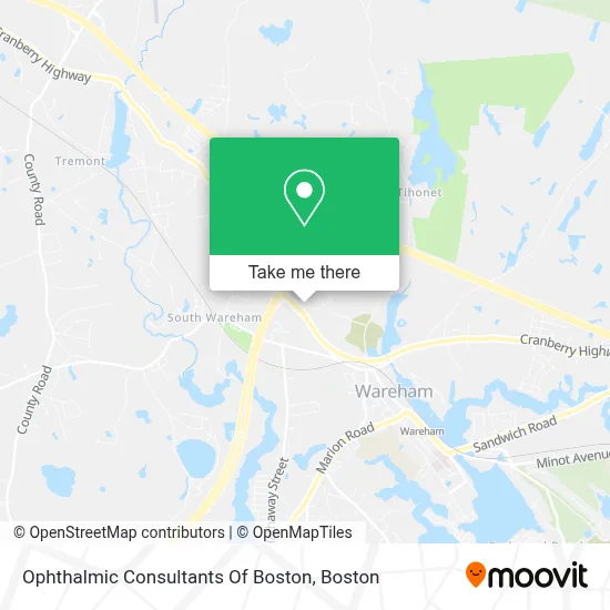Ophthalmic Consultants Of Boston map