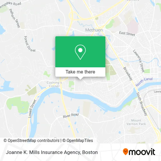 Joanne K. Mills Insurance Agency map