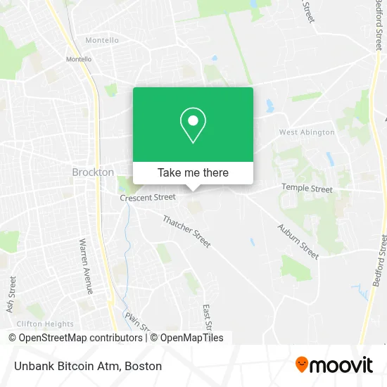 Unbank Bitcoin Atm map