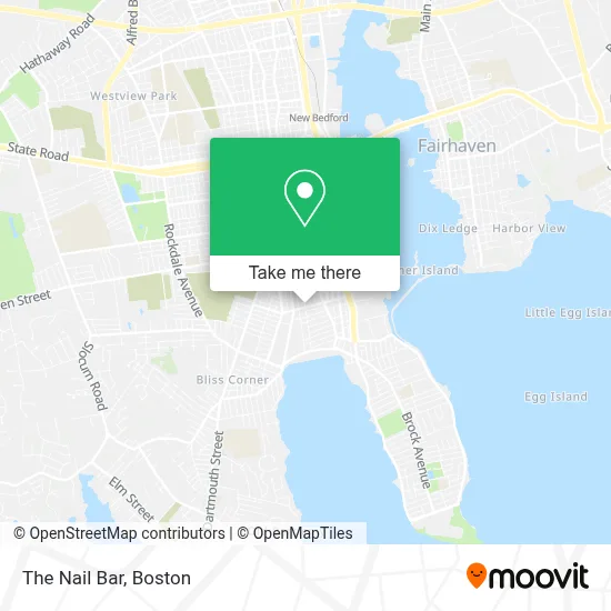 The Nail Bar map