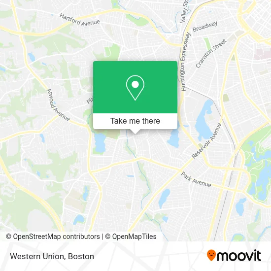 Western Union map