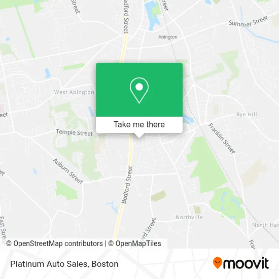 Platinum Auto Sales map