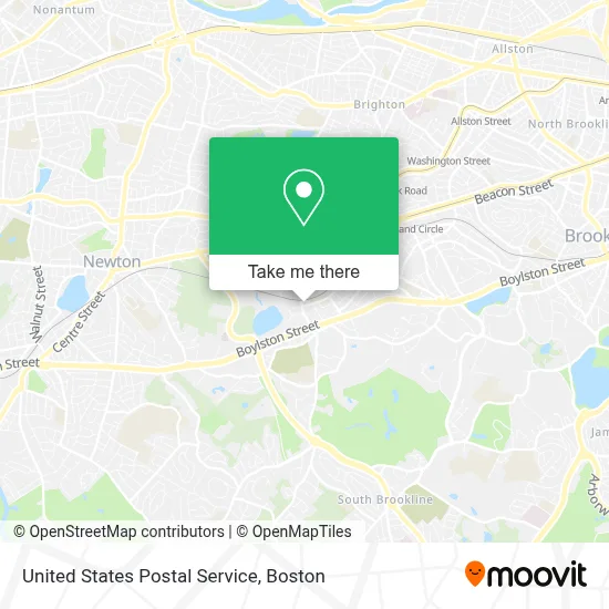 United States Postal Service map