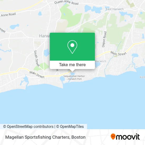 Magellan Sportsfishing Charters map