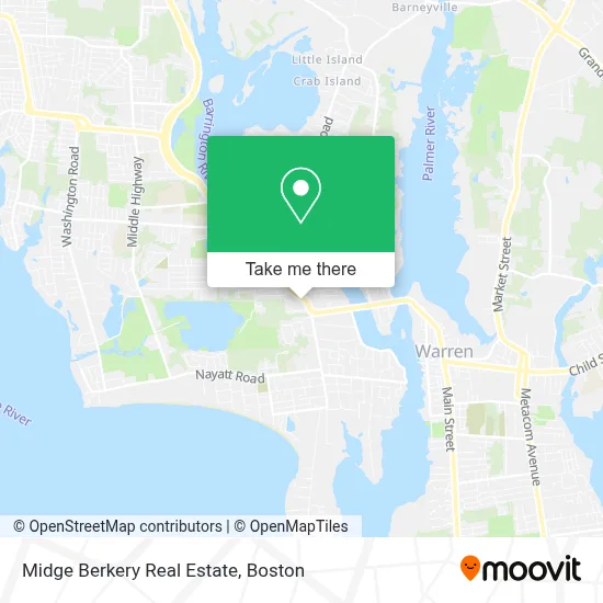 Midge Berkery Real Estate map