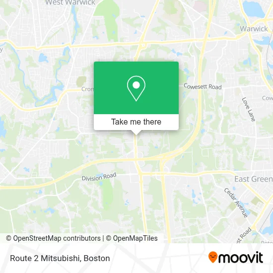 Route 2 Mitsubishi map