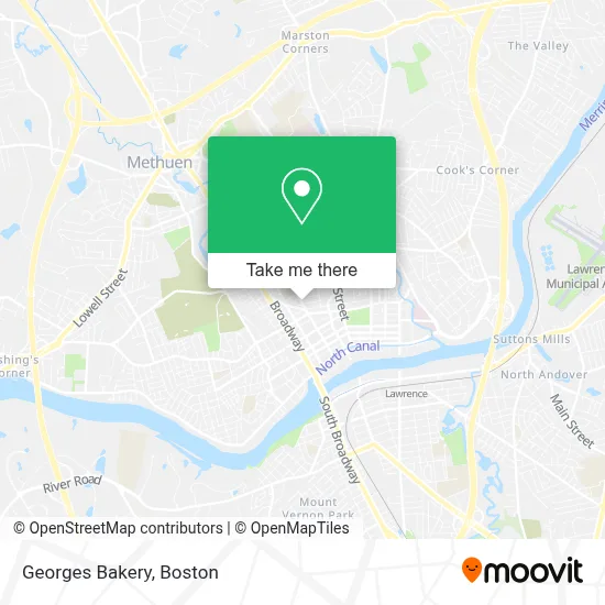 Georges Bakery map