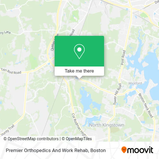 Premier Orthopedics And Work Rehab map