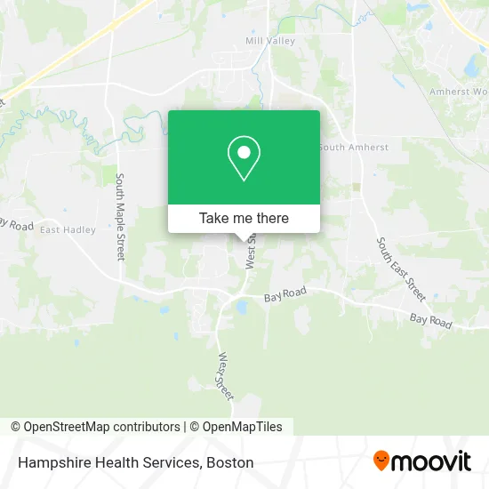 Hampshire Health Services map