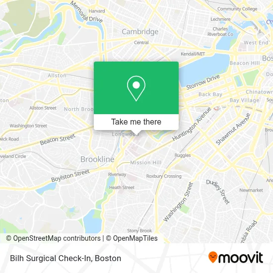 Bilh Surgical Check-In map