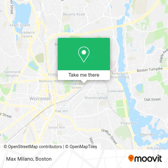 Max Milano map