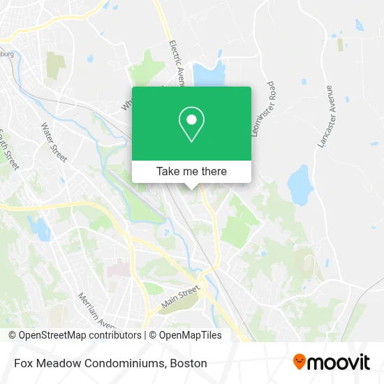 Fox Meadow Condominiums map