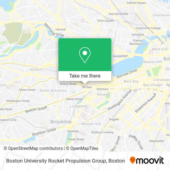 Boston University Rocket Propulsion Group map