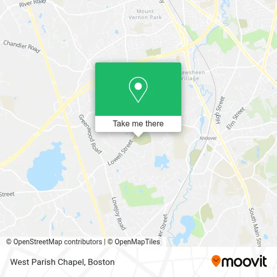 West Parish Chapel map
