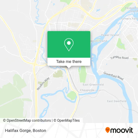Halifax Gorge map